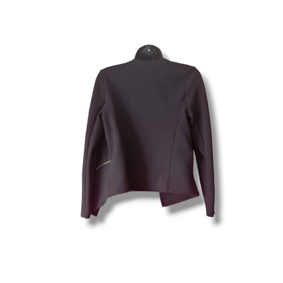 Kaii Black Jacket with Gold Zipper Detail Sz Med - Picture 2 of 4